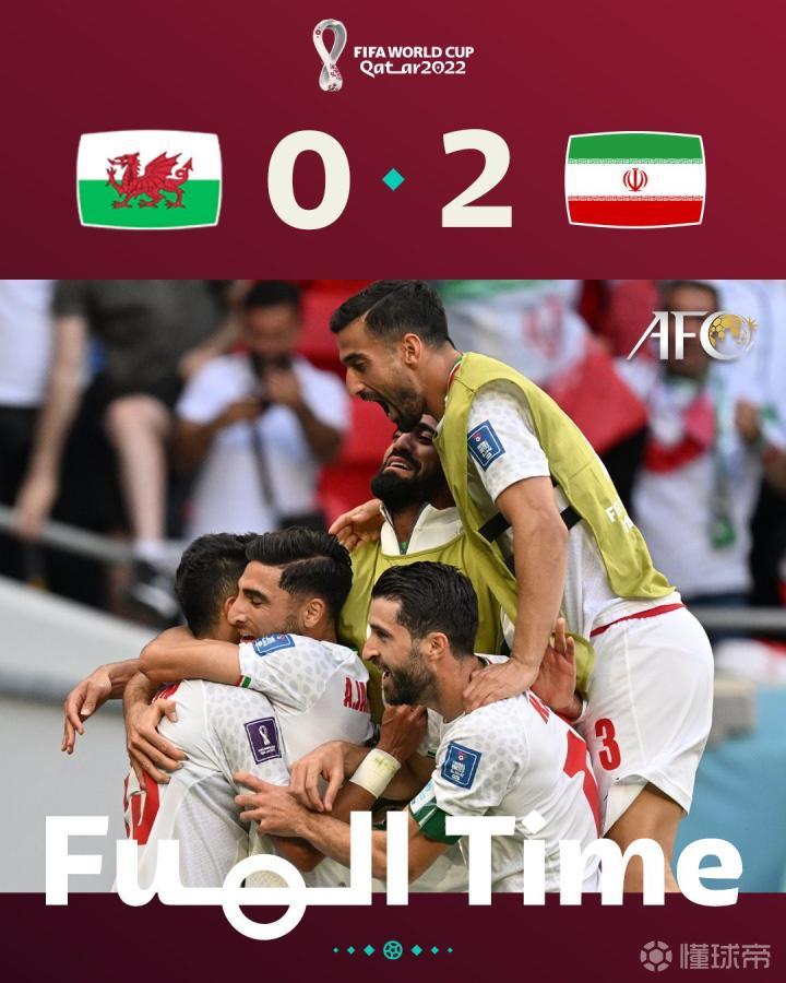 标题：威尔士0比2伊朗：亚洲足球的激烈对决(图1)